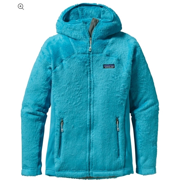 Patagonia Jackets & Blazers - Patagonia R3 Hi-Loft Hoodie Jacket Fleece Turquoise/Teal Green-Blue Full-zip Lrg